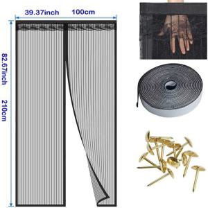 방충망 여름철 마그네틱 커튼 스크린 메쉬 모기장 날림 방지 곤충 자동 닫힘 가능