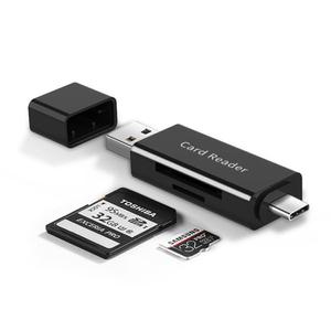 USB3.0 C타입 SD카드 microSD OTG 카드리더기 블랙 컴퓨터