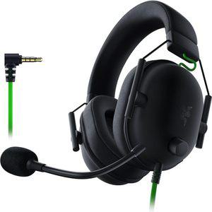 Razer 블랙샤크 V2 X 게이밍 헤드셋 3.5mm 오디오 잭 클래식 블랙