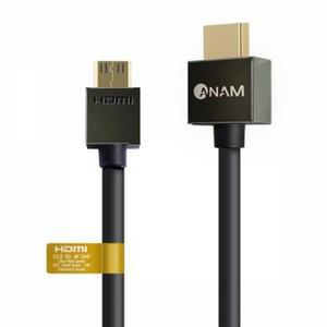 ANAM 슬세련림 HDMI to mini HDMI V2.0 메탈 케이블 3m