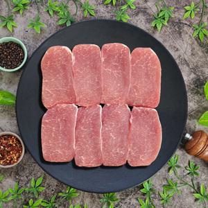 국내산 돼지 냉장 등심 돈가스용 탕수육용 1kg