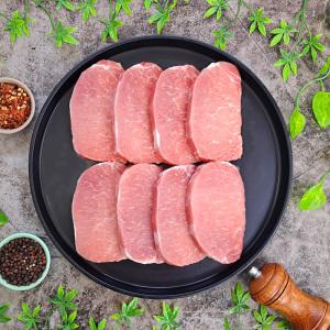 국내산 돼지 냉동육 등심 돈가스용 탕수육용 2kg