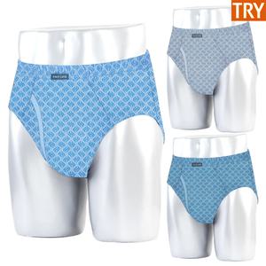 트라이 남성 맥시 순면 남자 삼각팬티 3매입 PX900 MB3