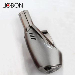 JOBON 금속 가스 라이터 야외 방풍 블루 플레임 토치 제트 시가 바베큐 쥬얼리 베이킹 용접 가정용 도구