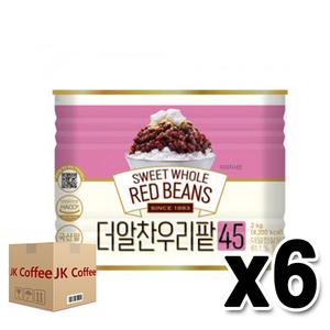 대두식품 (국산팥) 더 알찬 우리팥 캔 2kg (1박스/6개)