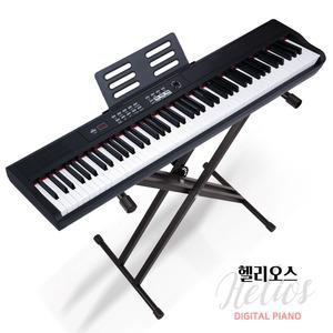 88건반 헬리오스 HELIOS 고급 전자 피아노 블랙/교육/디지털/교습용/스탠드포함/선물/생일/T-GATE
