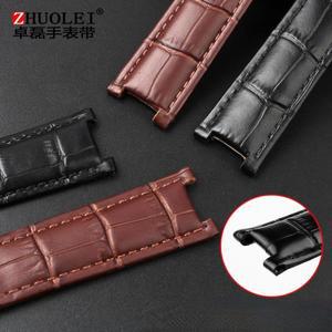 Cartier PASHA 접이식 버클 시계 스트랩  가죽 밴드 남녀공용 21x15m 손목 액세서리