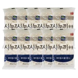 면사랑 사누끼우동 부드럽고 쫄깃한맛 230g 10개