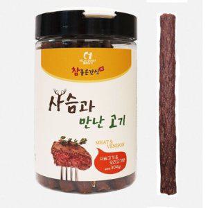 강아지 사슴 스타일 오리고기 육포 스틱 고품질 1P 말