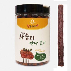 강아지 사슴 스타일 닭고기 육포 스틱 고품질 1P 말랑