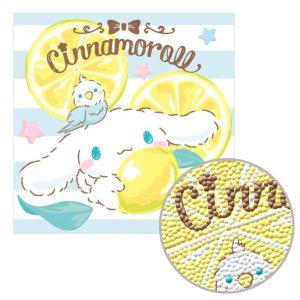 산리오 DIY 캔버스 보석십자수 상큼레몬 1P 도안 비즈