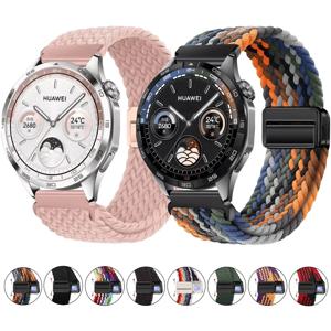 화웨이 시계 4/GT4/2/3 Pro 용 20mm 22mm 나일론 스트랩 Amazfit GTR 4 삼성 갤럭시 시계 6 5 4 용 자기 통기성 시계 밴드