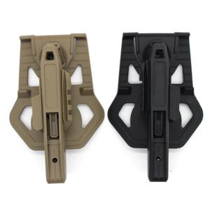 전술 총 홀스터 사냥 허리 Pisolt 홀스터 G17 9mm SW40 357 용 레일이있는 9mm 총 케이스