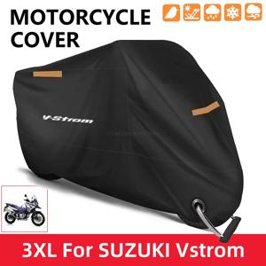 오토바이 커버 방수 야외 스쿠터 UV 보호기 스즈키 Vstrom DL 250 650 1000 V-Strom 650XT 1000XT 용 먼지 레인 커버