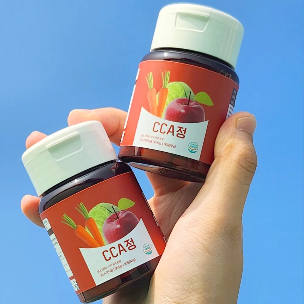 국내산 당근 양배추 사과를 그대로 담은 CCA정 (500mg*90정)
