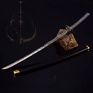 26cm 별의 그림자 검 일본 게임 키 체인 무기 모델 Katana Accessorie 키 체인 장식품 선물 공예품 컬렉션