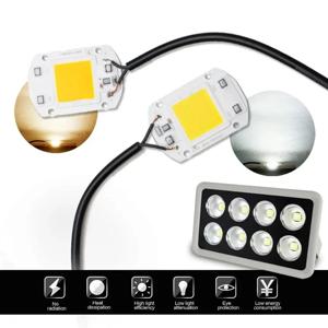 COB LED 칩 램프 구슬 20W 30W 50W LED 모듈 220V 110V 스마트 IC DIY 홍수 빛 스포트라이트 Led 매트릭스 야외에 대 한 드라이버 필요 없음