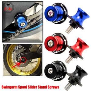 Yamaha Tenere700 T7 Rally Tenere 700 2022-2023 6MM 볼트 핫 오토바이 CNC 액세서리 스윙 암 스풀 슬라이더 스탠드 나사