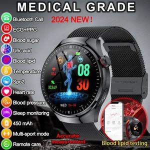 2025 XIAOMI 5 오르간 검사 건강 Smartwatch 요산 스마트 건강 블루투스 통화 혈액 지질 혈압 시계