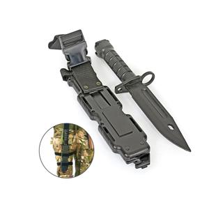M9 단검 Airsoft 고무 칼 훈련 무술 CS 코스프레 할로윈 소프트 나이프 단검 모델