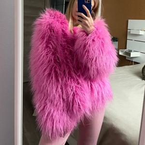 가을 겨울 18 색 가짜 모피 코트와 재킷 여성 캐주얼 따뜻한 라운드 넥 푹신한 모피 코트 여성