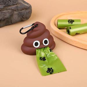 야외 휴대용 애완 동물 강아지 폐기물 가방 디스펜서 똥 가방 로더 청소 도구 애완 동물 제품 대변 모양