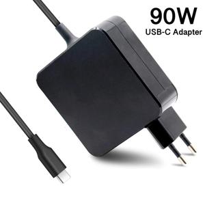 90W USB C 노트북 어댑터 유형 C 전원 공급 PD 벽 충전기 87W MacBook Pro Air 2018 HP Dell ASUS Lenovo Ipad Pro EU 플러그