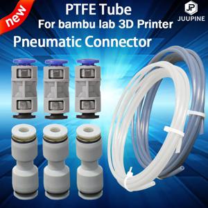 PTFE 튜브 3D 프린터 2.5mm 4mm 대나무 실험실 P1s/P1P/X1c/X1/X1E PTFE 튜브 3D 프린터 커넥터 PTFE 튜브 4mm 커넥터