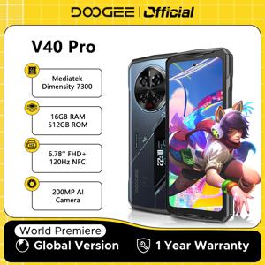 월드 프리미어 DOOGEE V40 Pro 5G 견고한 전화기 6.78