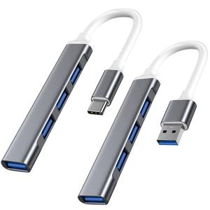 C타입 확장기 허브 도킹 스테이션, USB C 1 대 4 컴퓨터 분배기, USB 3.0
