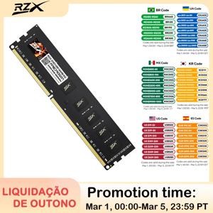 RZX DDR3 Memoria 8GB 4GB 1.5V 240pin 1600MHz PC3 Udimm DIMM 데스크탑 메모리 RAM