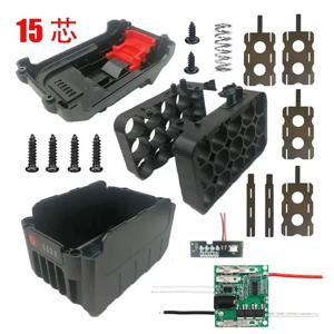15*18650 리튬 이온 배터리 케이스 충전 보호 회로 기판 PCB Lomvum Zhipu Hongsong Jingmi For Makita 21V 18V 배터리 박스