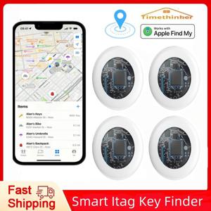 Timethinker 스마트 블루투스 GPS 트래커 Airtag Apple과 함께 작동 내 앱 찾기 ITag IOS용 분실 방지 로케이터 애완동물 찾기 에어 태그