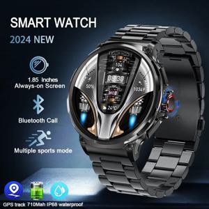 삼성 갤럭시 시계 6 블루투스 통화 Smartwatch 710mAh 건강 모니터 남성용 스포츠 모드 스마트 시계에 대한 새로운 1.85 HD 화면