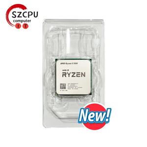 AMD Ryzen 5 5500 R5 5500 3.6 GHz 6 코어 12 스레드 CPU 프로세서, 7NM L3 = 16M 100 000000457 소켓 AM4, 선풍기 없음