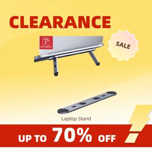클리어런스_노트북 홀더 스탠드 플라스틱 미끄럼 방지 10단계 조절 가능 접이식 휴대용 HP 맥북 에어 프로 노트북 브래킷