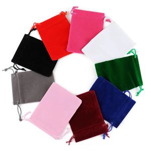 50Pcs 5x7 벨벳 가방 Drawstrings 파우치 작은 크기 보석 선물 디스플레이 포장 가방