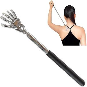 스테인레스 스틸 백 Scratcher 텔레스코픽 긁는 마사지 확장 가능한 가려움증 노인 행복한 건강 제품 Hackle 수공예품