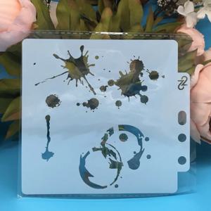 드롭 서클 도트 DIY 레이어링 스텐실, 벽화, 스크랩북 컬러링, 엠보싱 앨범, 장식 카드 템플릿, 13cm, 신제품