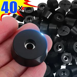 40/8PCS 의자 다리 패드 바닥 고무 보호기 테이블 상자 스피커 캐비닛 가구 다리 충격 스탠드 흡수기 미끄럼 방지 커버