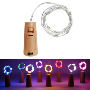 1M 2M 3M 와인 병 코르크 LED 문자열 조명 휴일 요정 조명 갈 랜드 크리스마스 트리 웨딩 파티 장식 바 병 조명