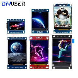 TFT 디스플레이 0.96/1.3/1.44/1.77/1.8/2.4/2.8 인치 IPS 7P SPI HD 65K TFT 풀 컬러 LCD 모듈 ST7735 드라이브 IC 80*160 Arduino 용