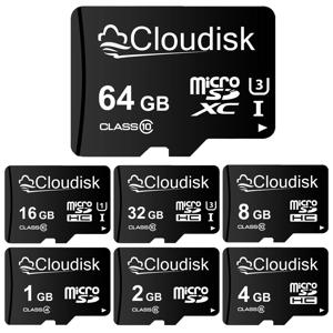 Cloudisk TF 카드 128MB 256MB 512MB 1GB 2GB 4GB 8GB 16GB 32GB 64GB C10 U3 U1 V30 A1 A2 UHS-I MicroSDHC MicroSDXC 메모리 카드