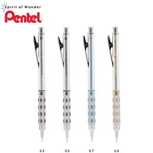 펜텔 그래프 기어 1000 지우개가 있는 기계식 제도 연필 금속 몸체 1개 자동 연필 일본어 0.5mm 0.3mm 0.7 0.9mm