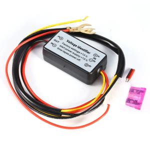 1개 DRL 컨트롤러 자동차 LED 주간 주행등 릴레이 하네스 디머 12-18V 안개등 컨트롤러 지연등 지연 라인