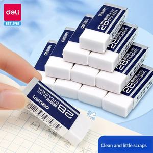 델리 4pcs 지우개 편지지 2B 4B 어린이를위한 부드러운 고무 지우개 연필 세트 사무실 학교 미술 용품 ​​시험 교정