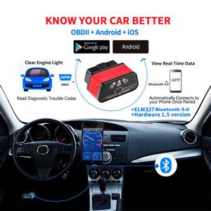 Vgate iCar2 ELM327 자동차 진단 OBD OBD2 스캐너 블루투스 Elm 327 v2.1odb2 OBDII 코드 리더 PK elm327 V1.5 PIC18F25K80