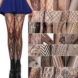 여자 여자 고딕 만화 Fishnet 스타킹 뱀 Kuromies 해골 양말 메쉬 스타킹 팬티 로리타 플러스 사이즈 팬티 스타킹 레깅스