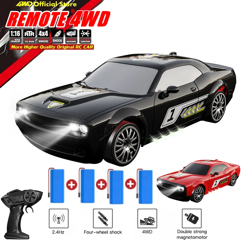 4WD 슈퍼 드리프트 자동차 원격 제어 RC 트럭 RTR 라디오 GTRPRO 4x4 레이싱 카 AE86PRO 어린이를위한 장난감 어린이 성인 크리스마스 선물