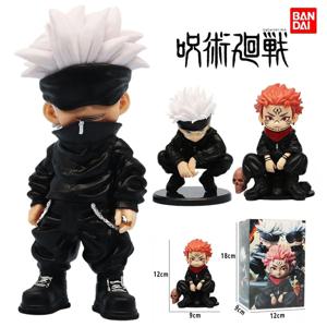 15cm Jujutsu Kaisen Anime Figure 3 스타일 Satoru Gojo 액션 피규어 저주의 제왕 Sukuna 입상 컬렉션 모델 인형 완구